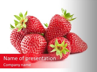 Healthy Berry Fresh PowerPoint Template