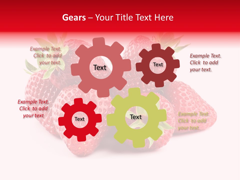 Healthy Berry Fresh PowerPoint Template