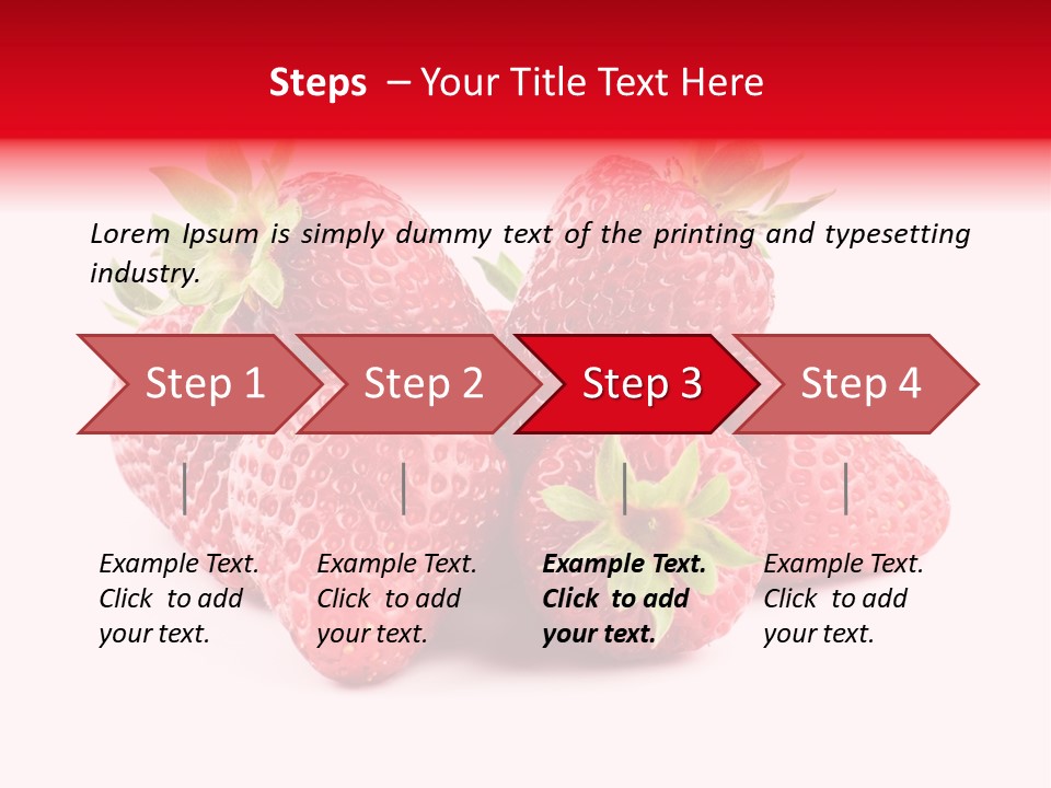Healthy Berry Fresh PowerPoint Template