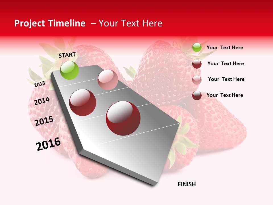 Healthy Berry Fresh PowerPoint Template