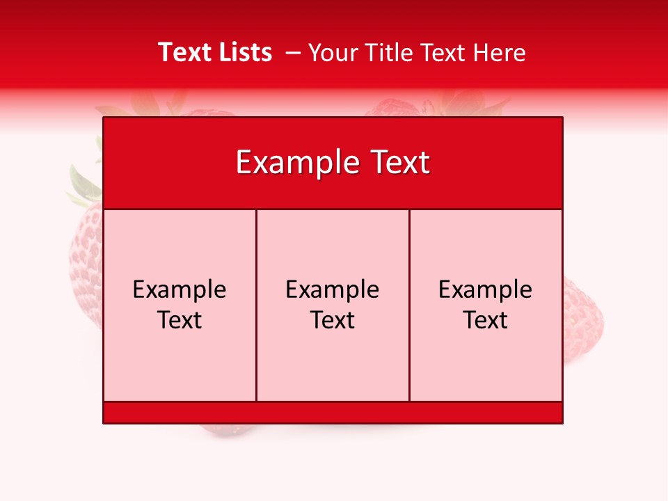 Healthy Berry Fresh PowerPoint Template