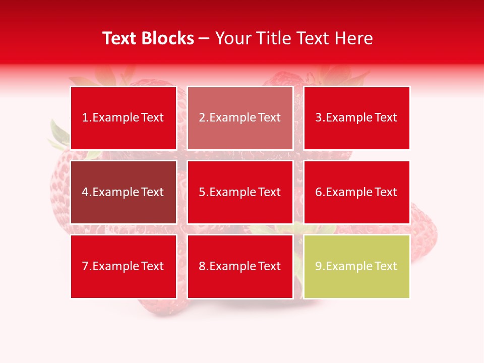 Healthy Berry Fresh PowerPoint Template