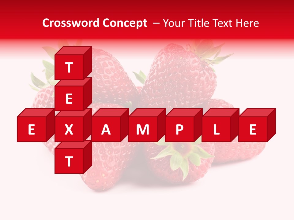 Healthy Berry Fresh PowerPoint Template