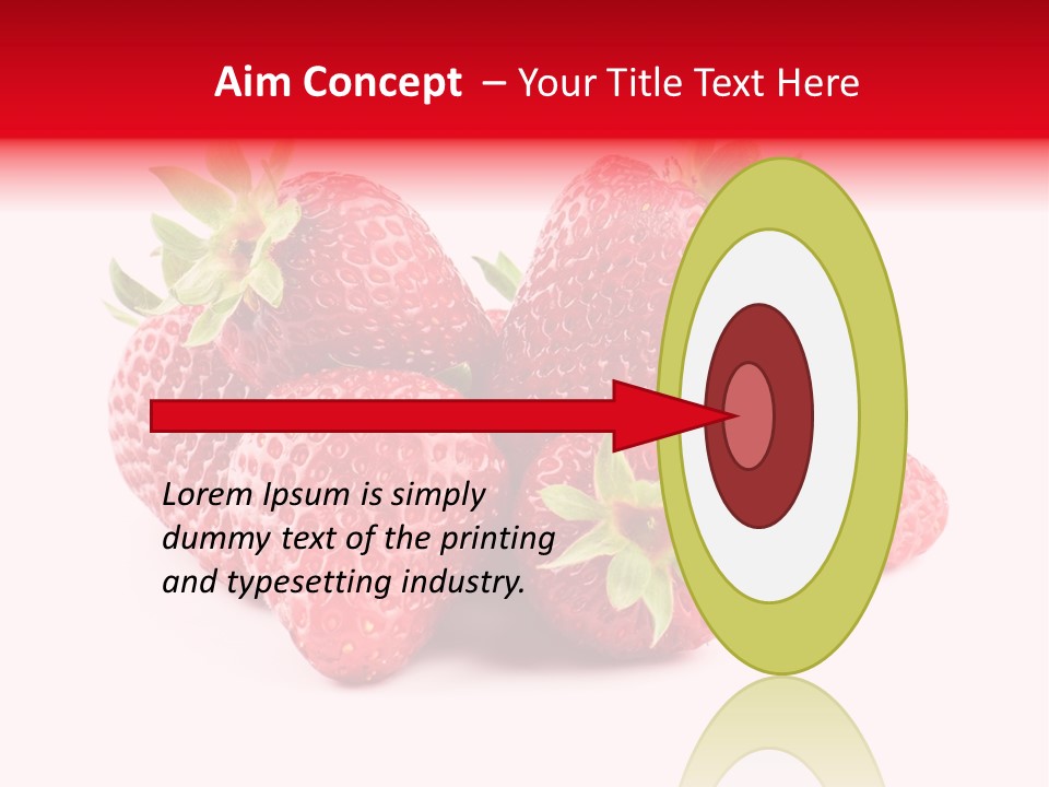 Healthy Berry Fresh PowerPoint Template