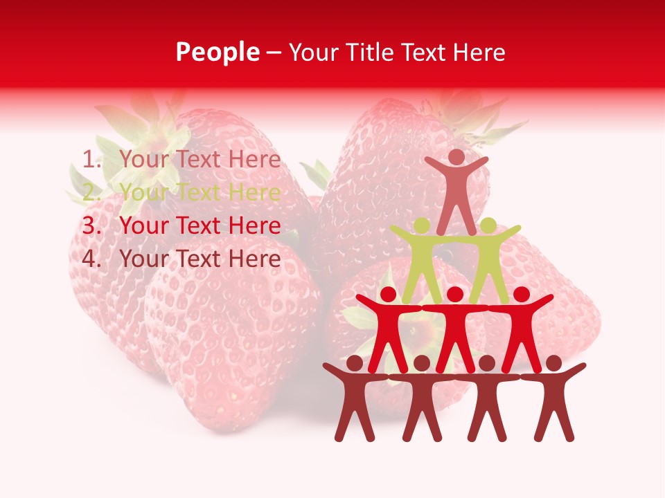 Healthy Berry Fresh PowerPoint Template