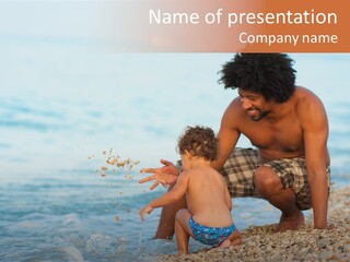 Beach Playful Happy PowerPoint Template