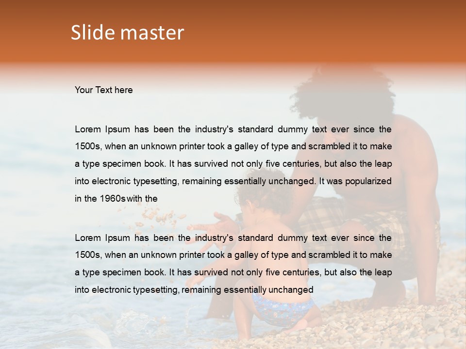 Beach Playful Happy PowerPoint Template
