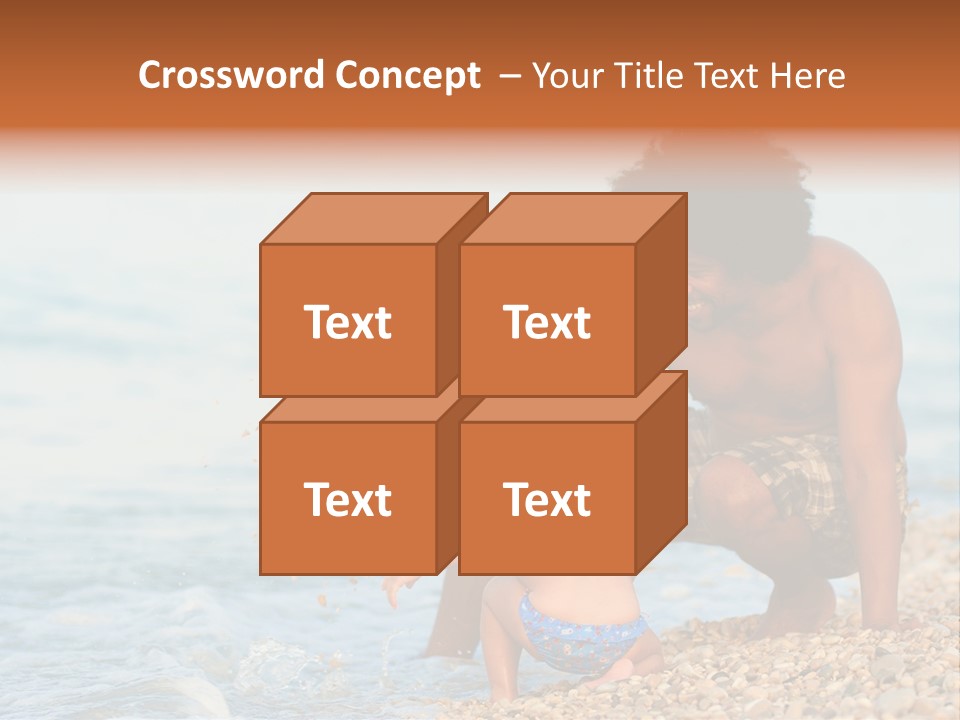 Beach Playful Happy PowerPoint Template