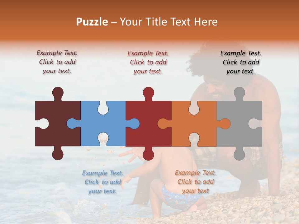 Beach Playful Happy PowerPoint Template