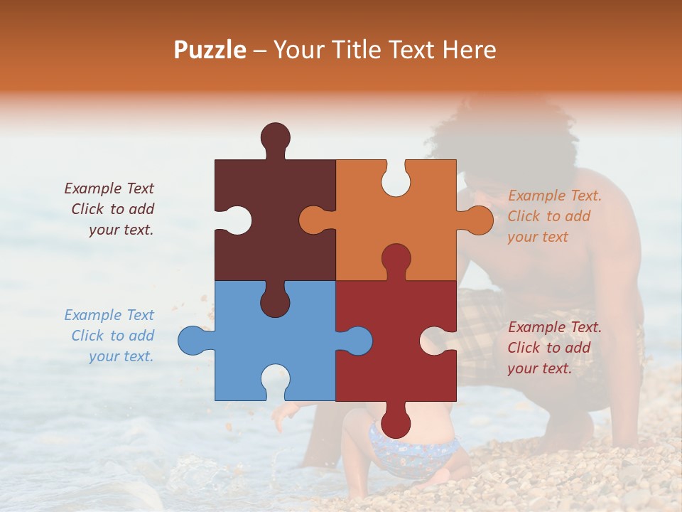 Beach Playful Happy PowerPoint Template