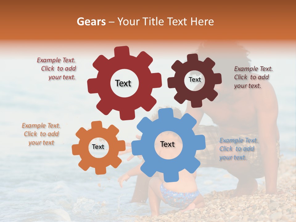 Beach Playful Happy PowerPoint Template