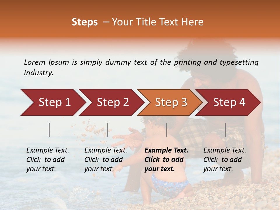 Beach Playful Happy PowerPoint Template