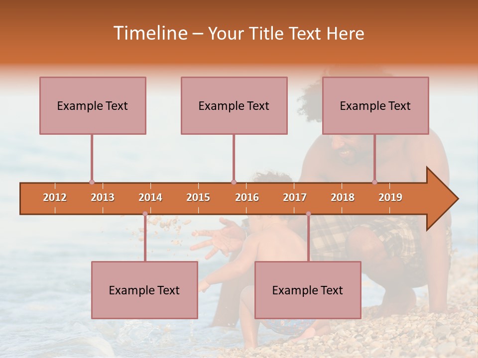 Beach Playful Happy PowerPoint Template