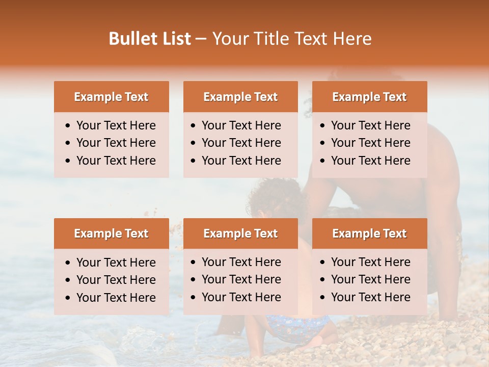 Beach Playful Happy PowerPoint Template