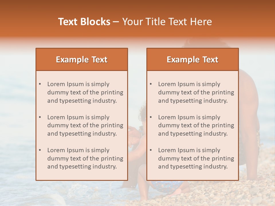 Beach Playful Happy PowerPoint Template