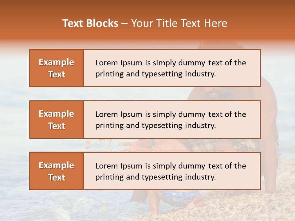 Beach Playful Happy PowerPoint Template