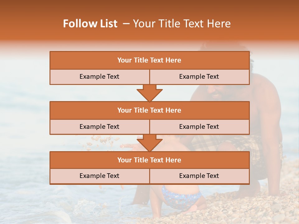 Beach Playful Happy PowerPoint Template