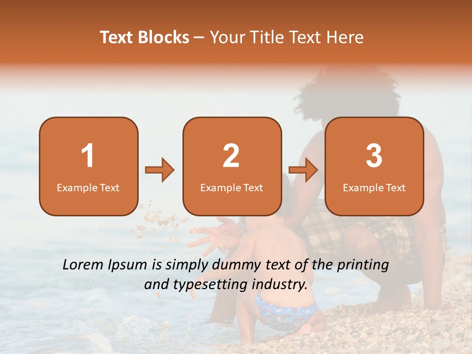 Beach Playful Happy PowerPoint Template