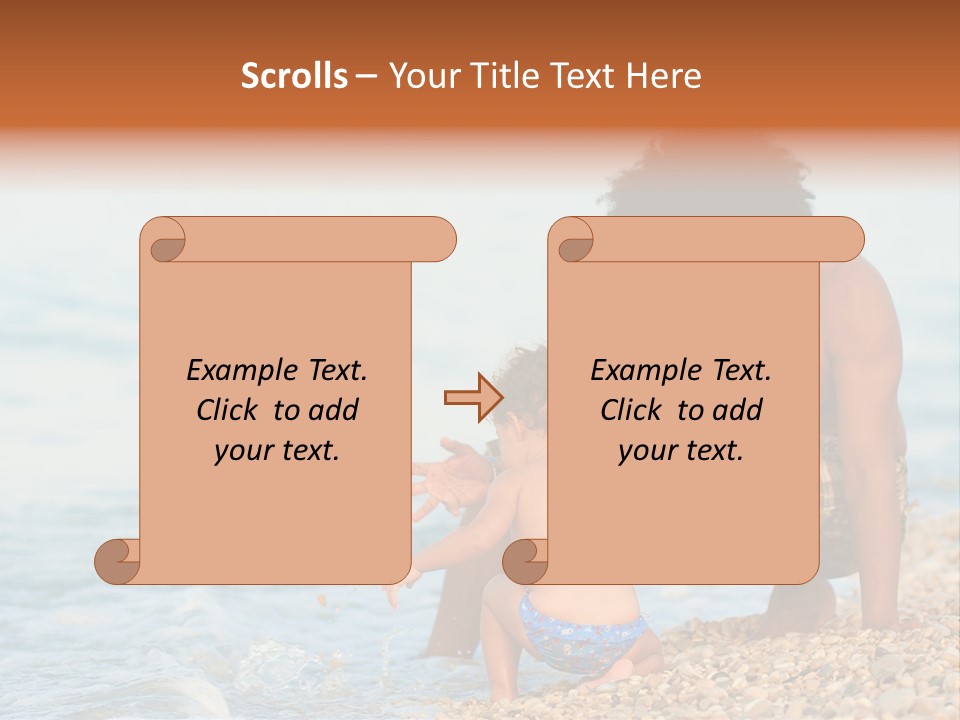 Beach Playful Happy PowerPoint Template