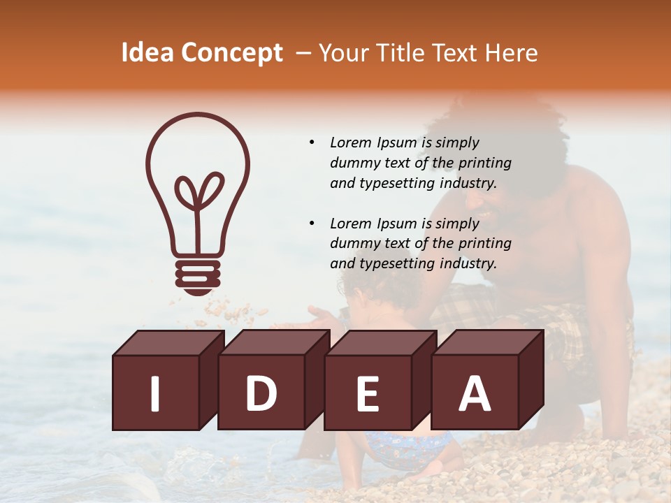 Beach Playful Happy PowerPoint Template