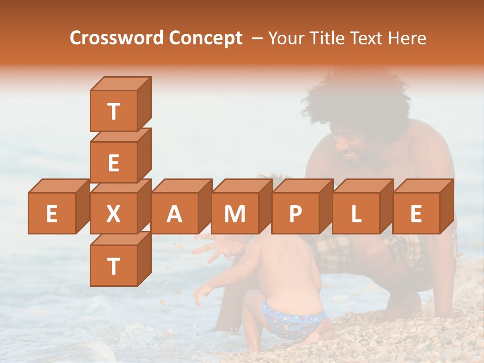 Beach Playful Happy PowerPoint Template