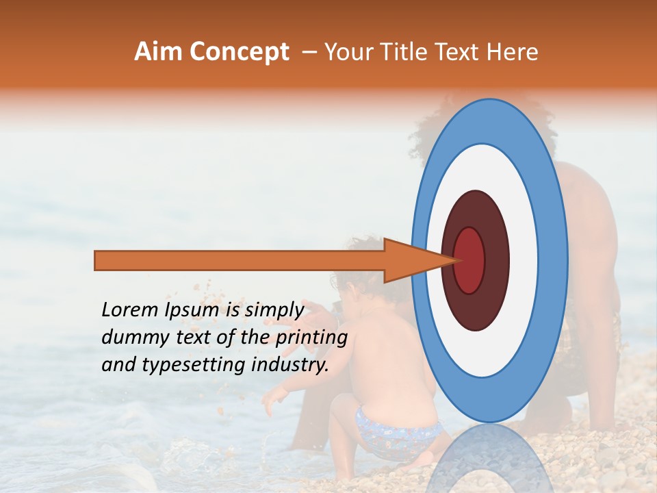 Beach Playful Happy PowerPoint Template