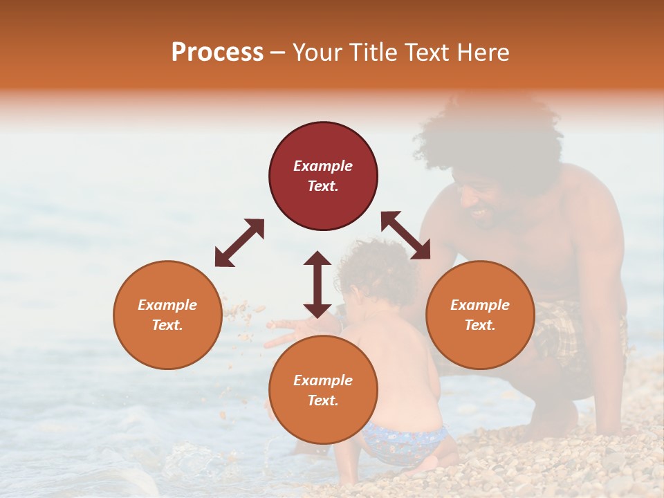 Beach Playful Happy PowerPoint Template