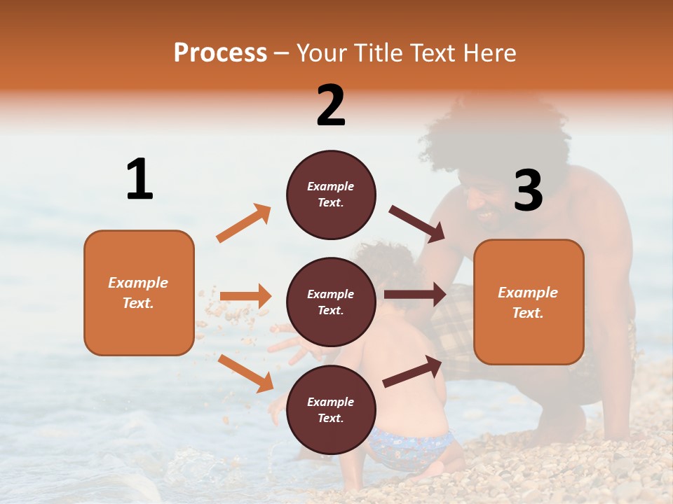 Beach Playful Happy PowerPoint Template