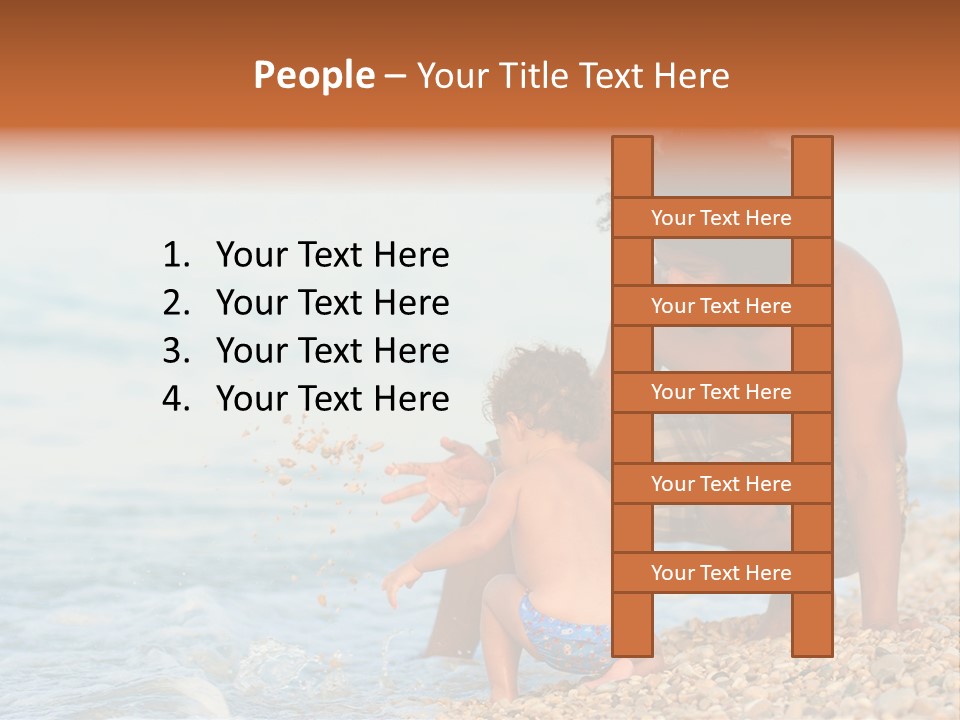 Beach Playful Happy PowerPoint Template