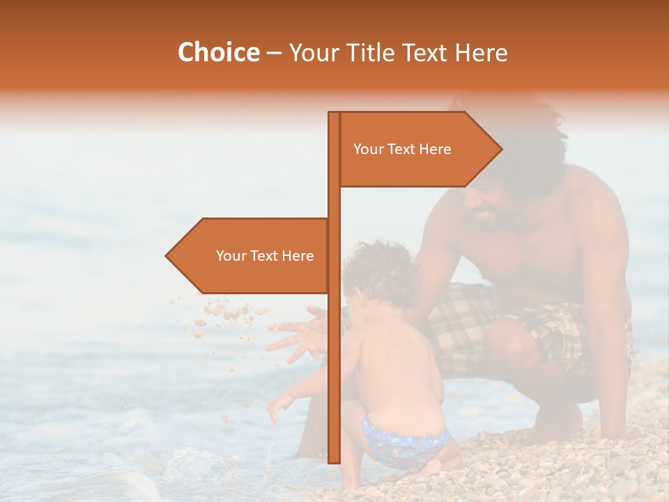 Beach Playful Happy PowerPoint Template