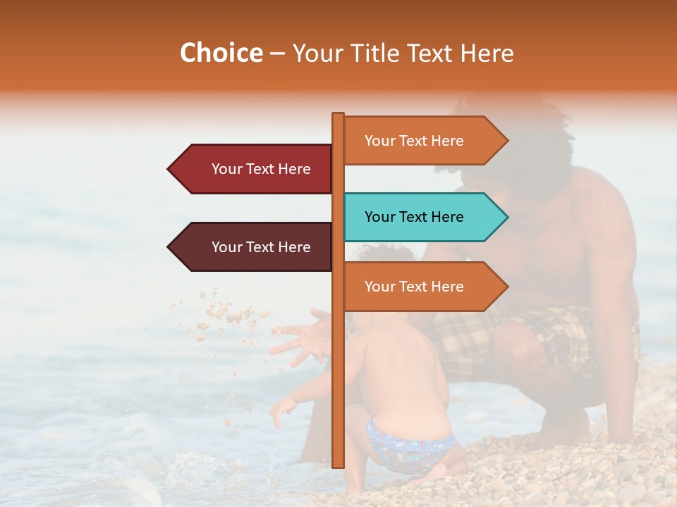 Beach Playful Happy PowerPoint Template