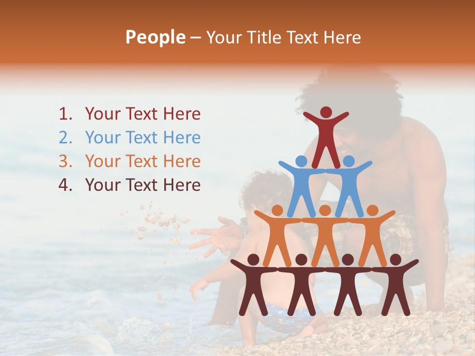 Beach Playful Happy PowerPoint Template