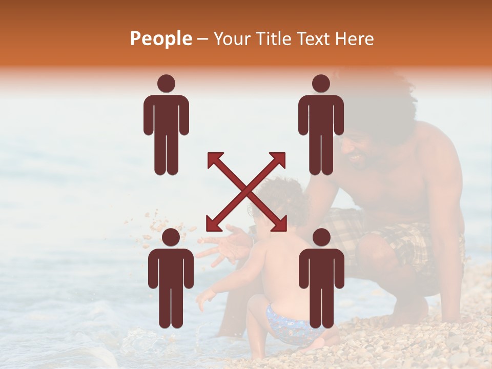 Beach Playful Happy PowerPoint Template