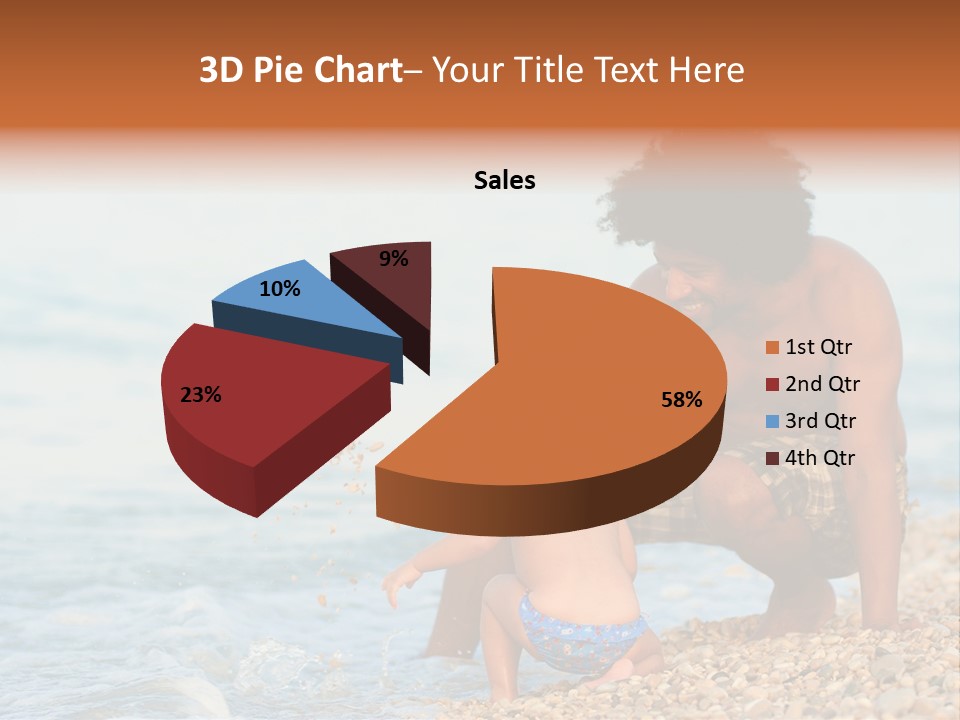 Beach Playful Happy PowerPoint Template