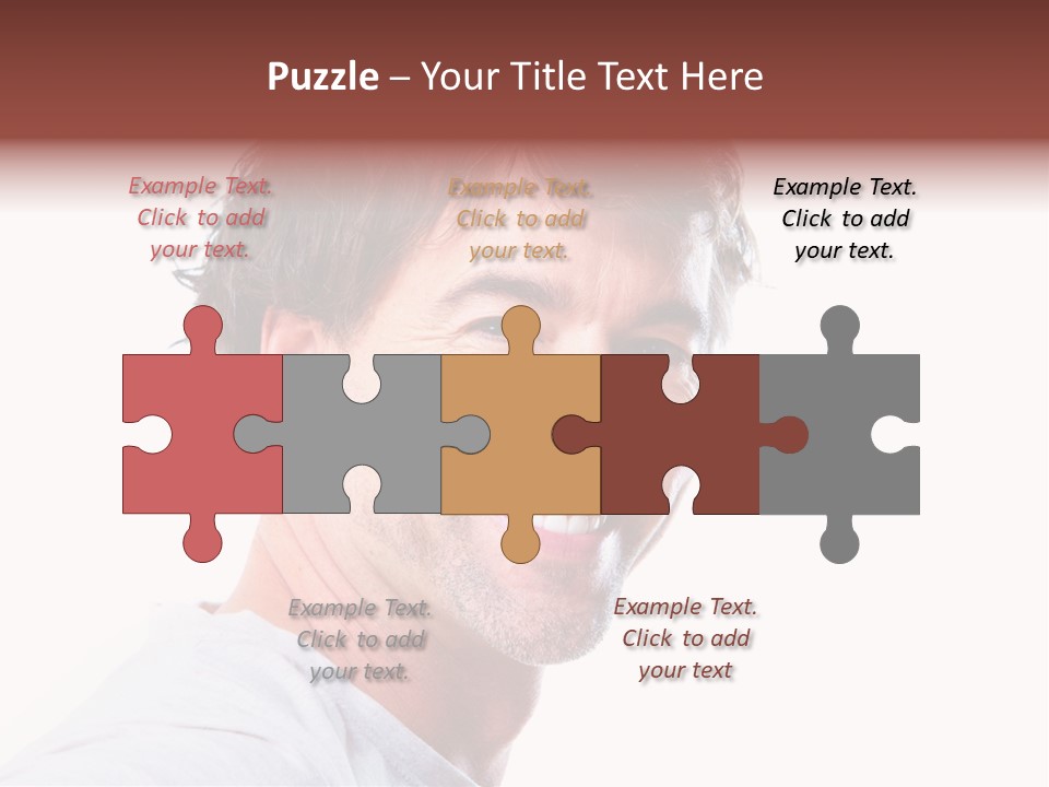 Happy Model Cool PowerPoint Template