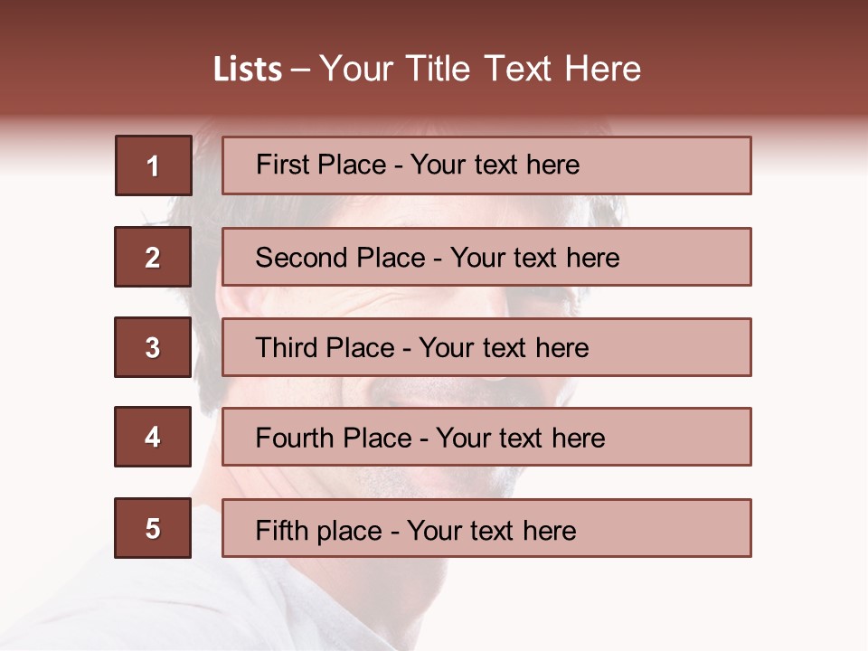Happy Model Cool PowerPoint Template