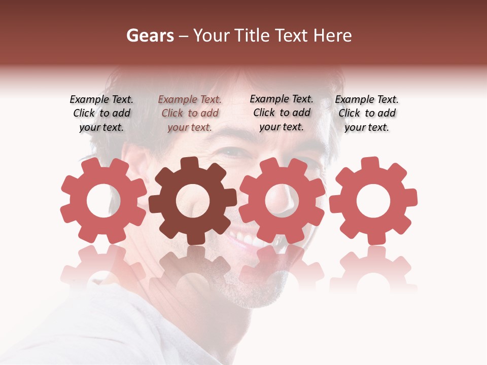 Happy Model Cool PowerPoint Template