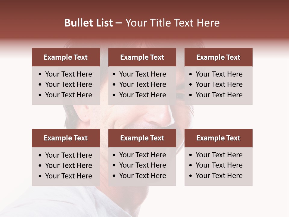 Happy Model Cool PowerPoint Template