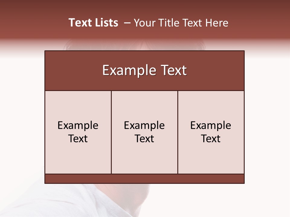 Happy Model Cool PowerPoint Template