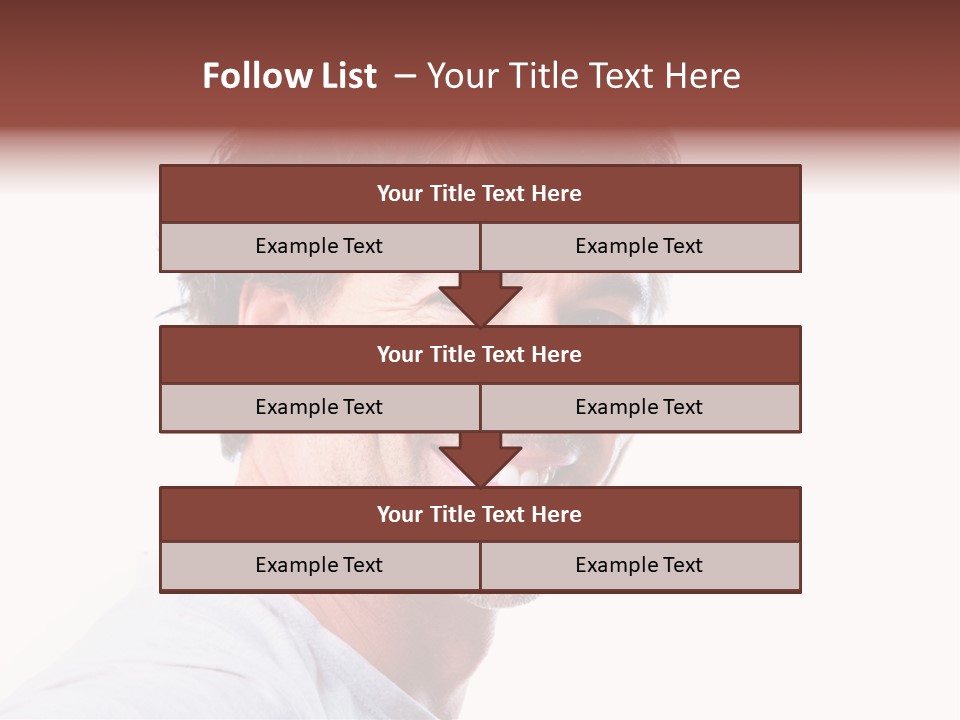 Happy Model Cool PowerPoint Template