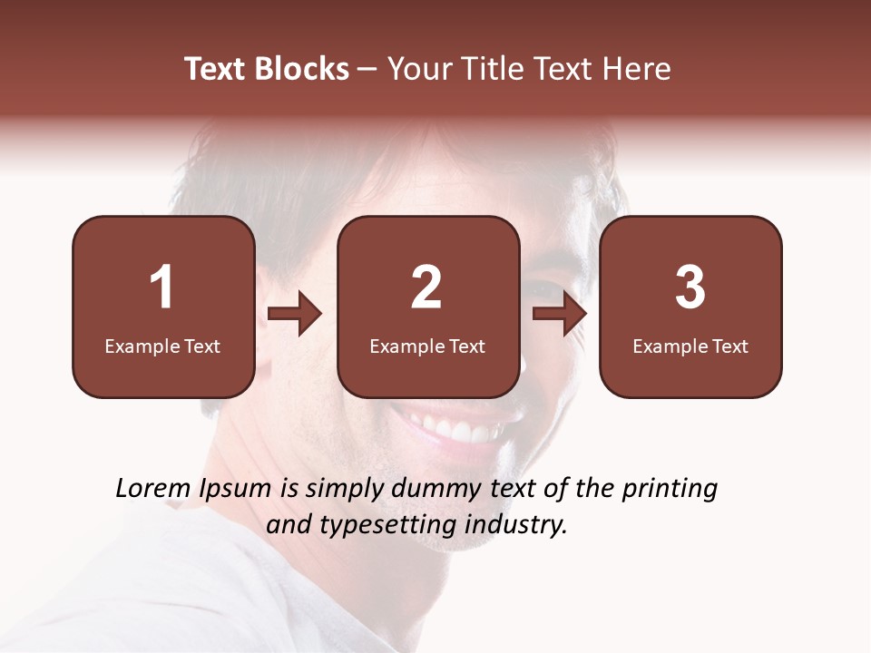 Happy Model Cool PowerPoint Template