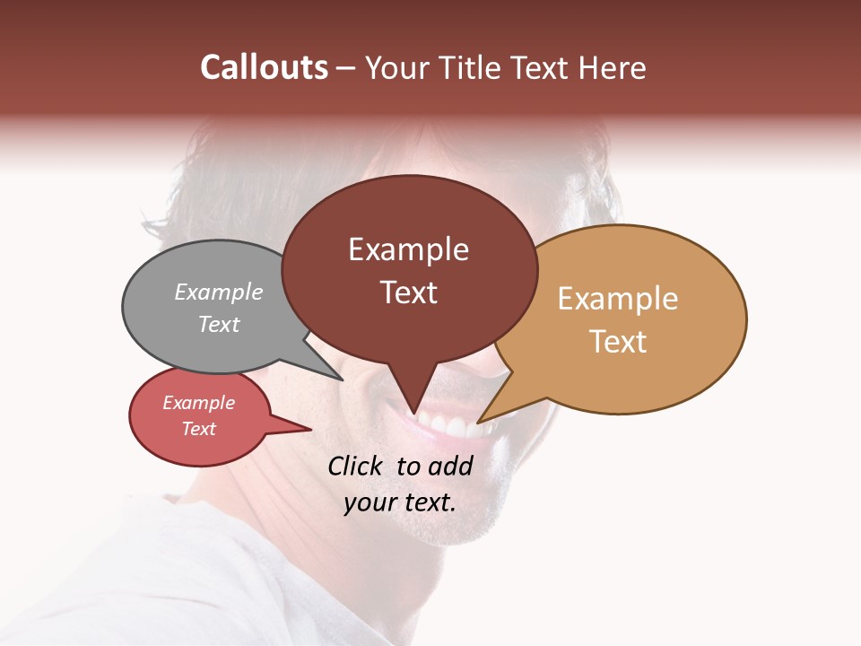 Happy Model Cool PowerPoint Template