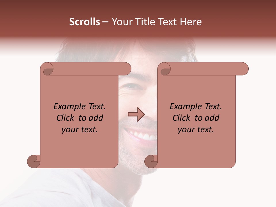 Happy Model Cool PowerPoint Template