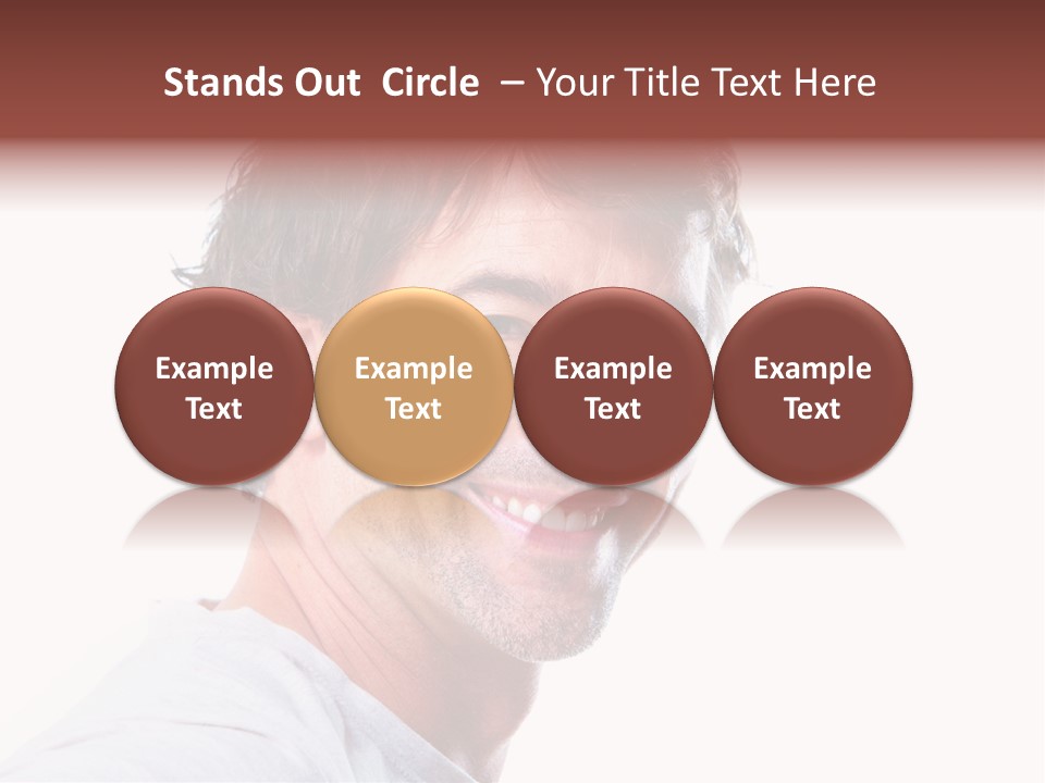 Happy Model Cool PowerPoint Template