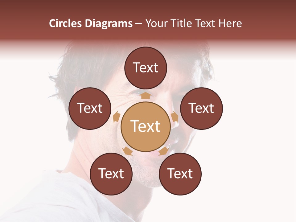 Happy Model Cool PowerPoint Template