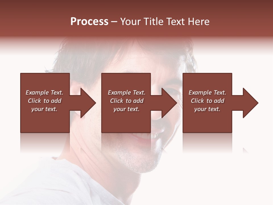 Happy Model Cool PowerPoint Template