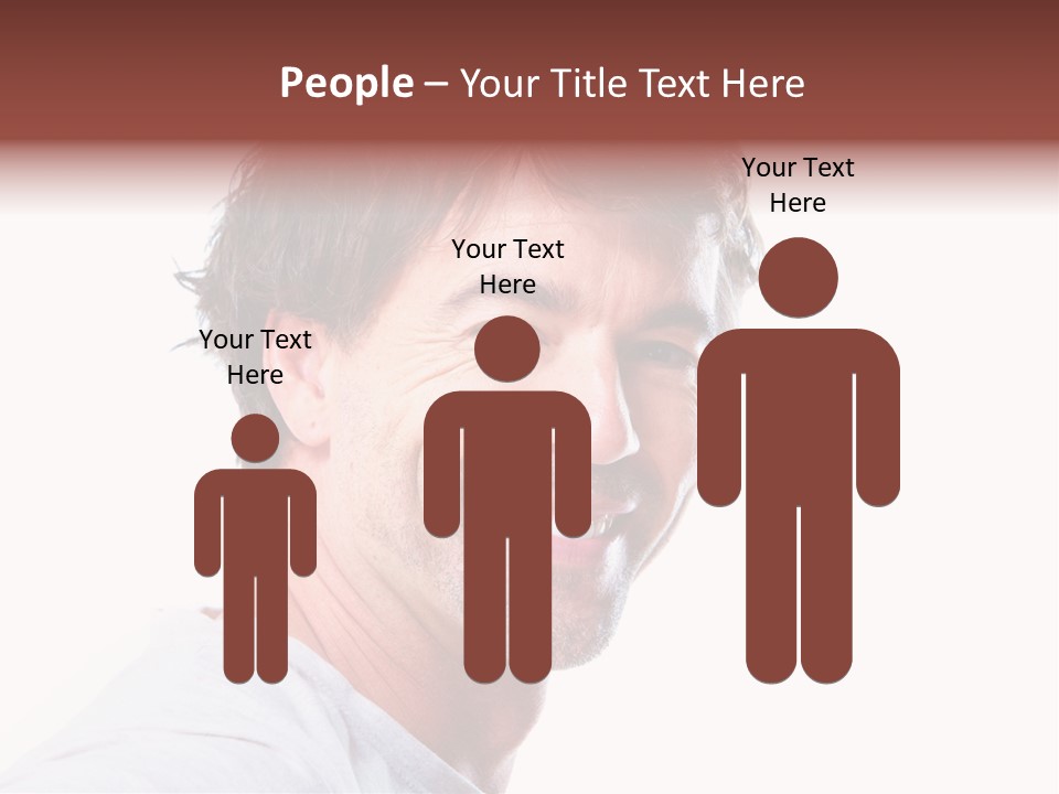 Happy Model Cool PowerPoint Template