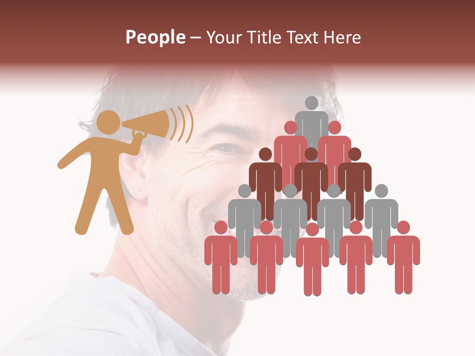 Happy Model Cool PowerPoint Template