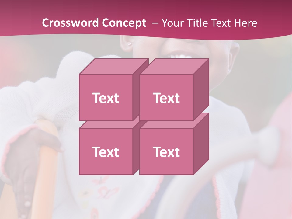 Black Pretty Play PowerPoint Template