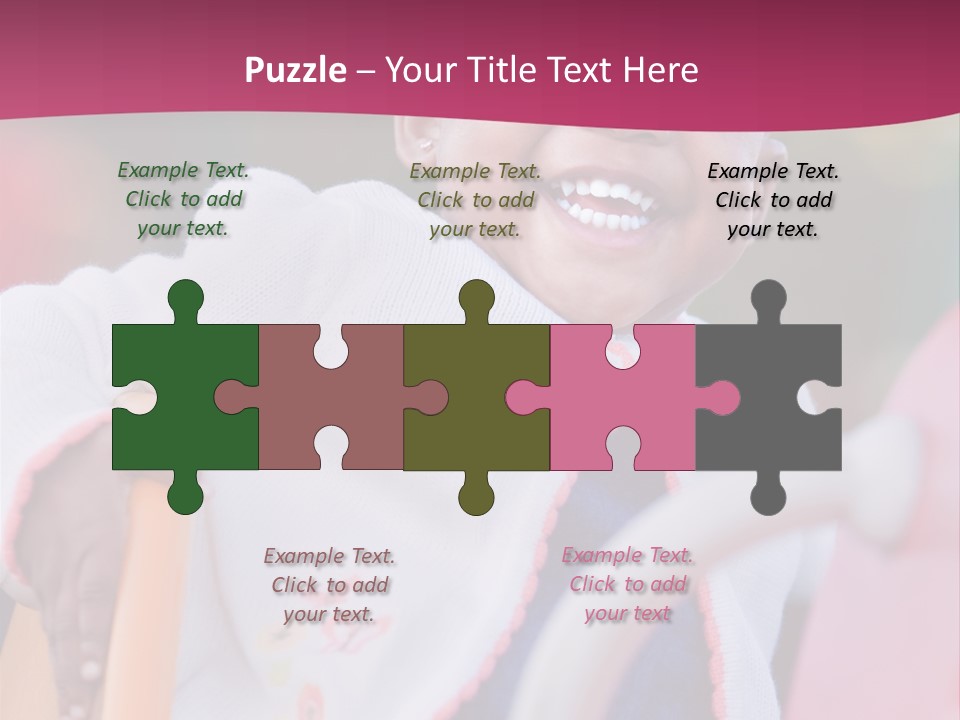 Black Pretty Play PowerPoint Template